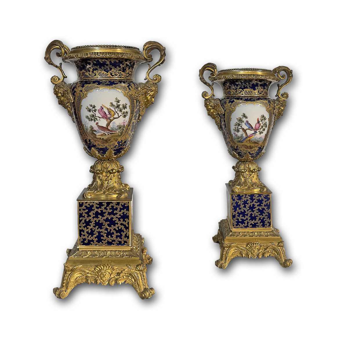 PAIRE DE VASES CHARLES X PREMIÈRE MOITIÉ DU 19ème SIÈCLE