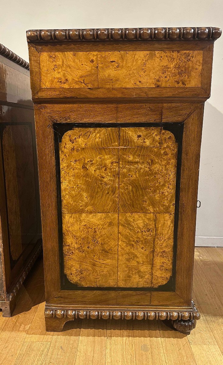 Early 19th Century Pair Of Small Charles X Sideboards-photo-4