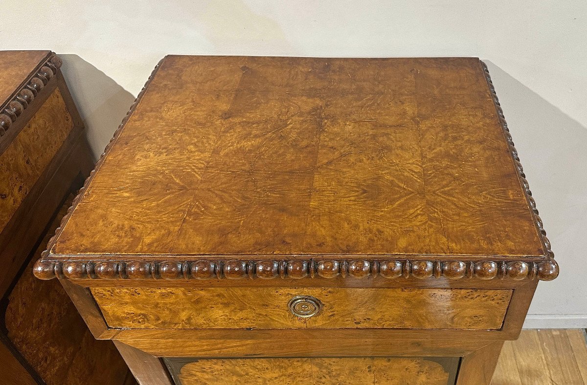 Early 19th Century Pair Of Small Charles X Sideboards-photo-5