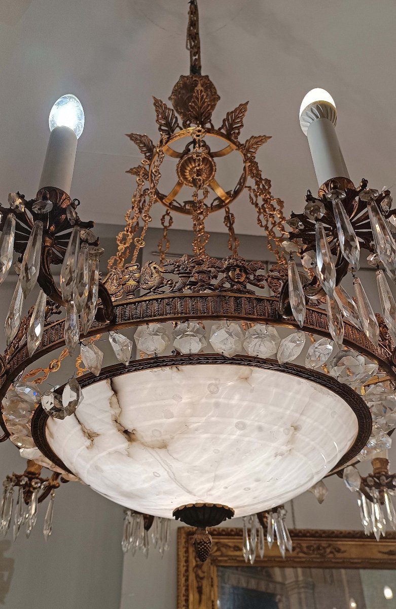 Mid-19th Century Pair Of Napoleon III Chandeliers-photo-2
