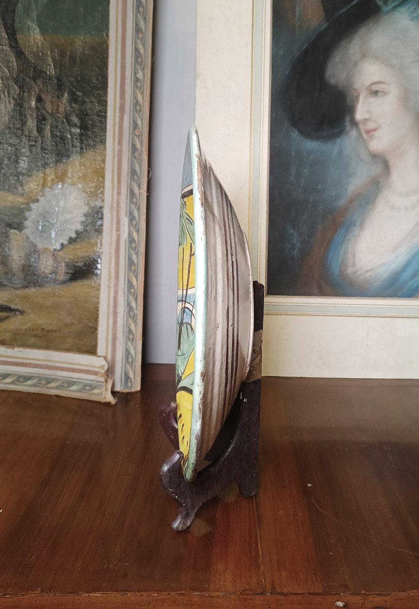 17th Century Majolica Plate Montelupo -photo-3