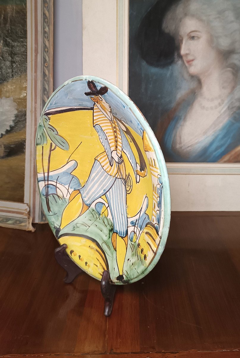 17th Century Majolica Plate Montelupo -photo-4