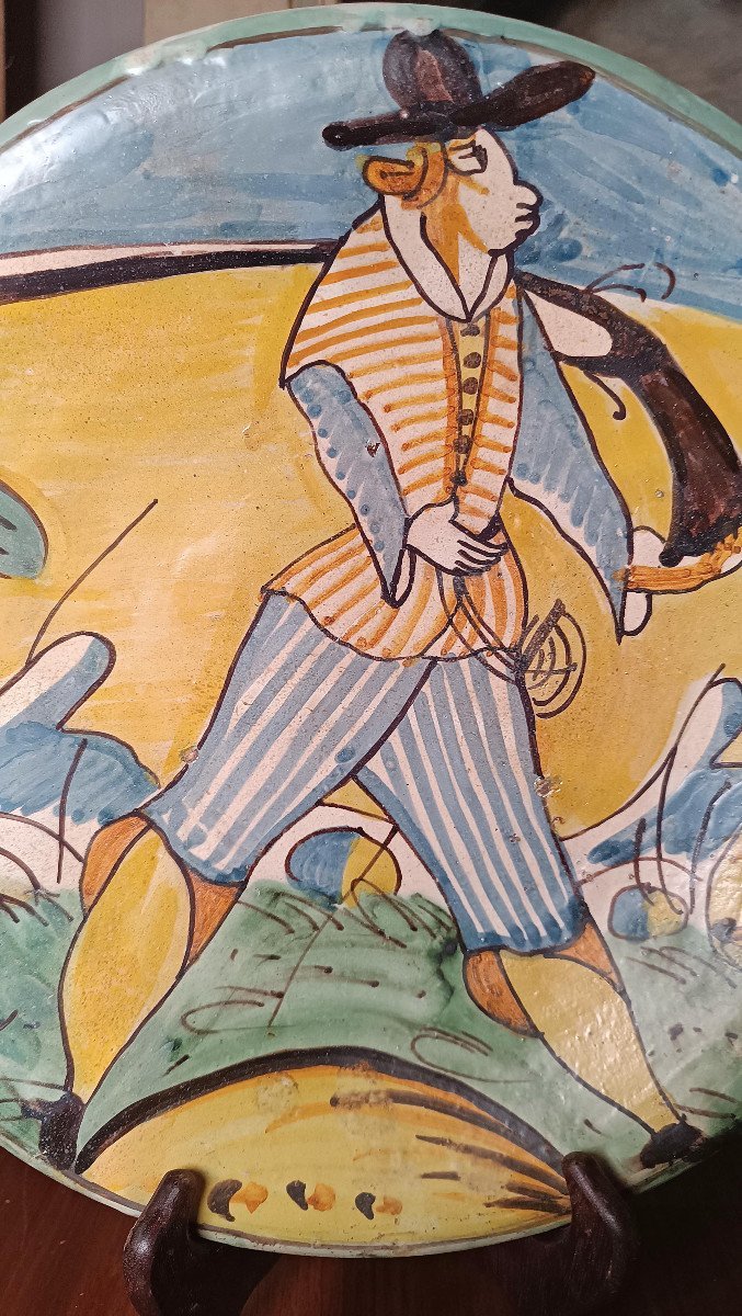 17th Century Majolica Plate Montelupo -photo-1