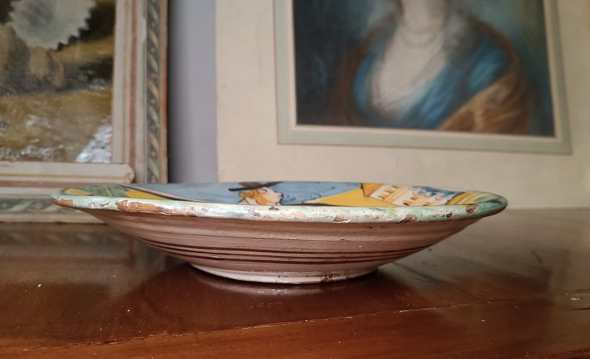 17th Century Majolica Plate Montelupo -photo-5