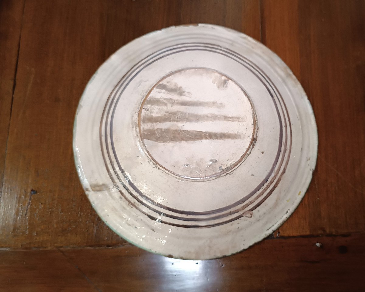 17th Century Majolica Plate Montelupo -photo-6