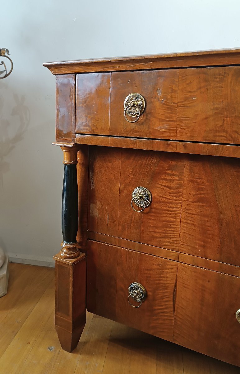 COMMODE EMPIRE AVEC BUREAU À ABATTANTS FIN 18ème-DÉBUT 19ème SIÈCLE-photo-3