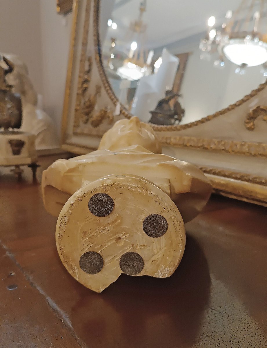 Late 18th Century Marble Bust Of A Roman Senator -photo-3