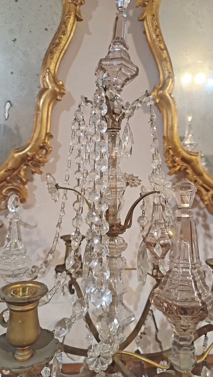 Mid-19th Century Pair Of Neoclassical-style Girandoles-photo-3