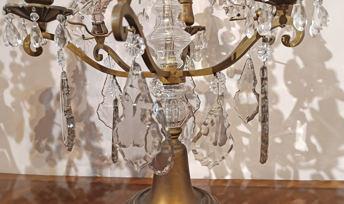 Mid-19th Century Pair Of Neoclassical-style Girandoles-photo-3