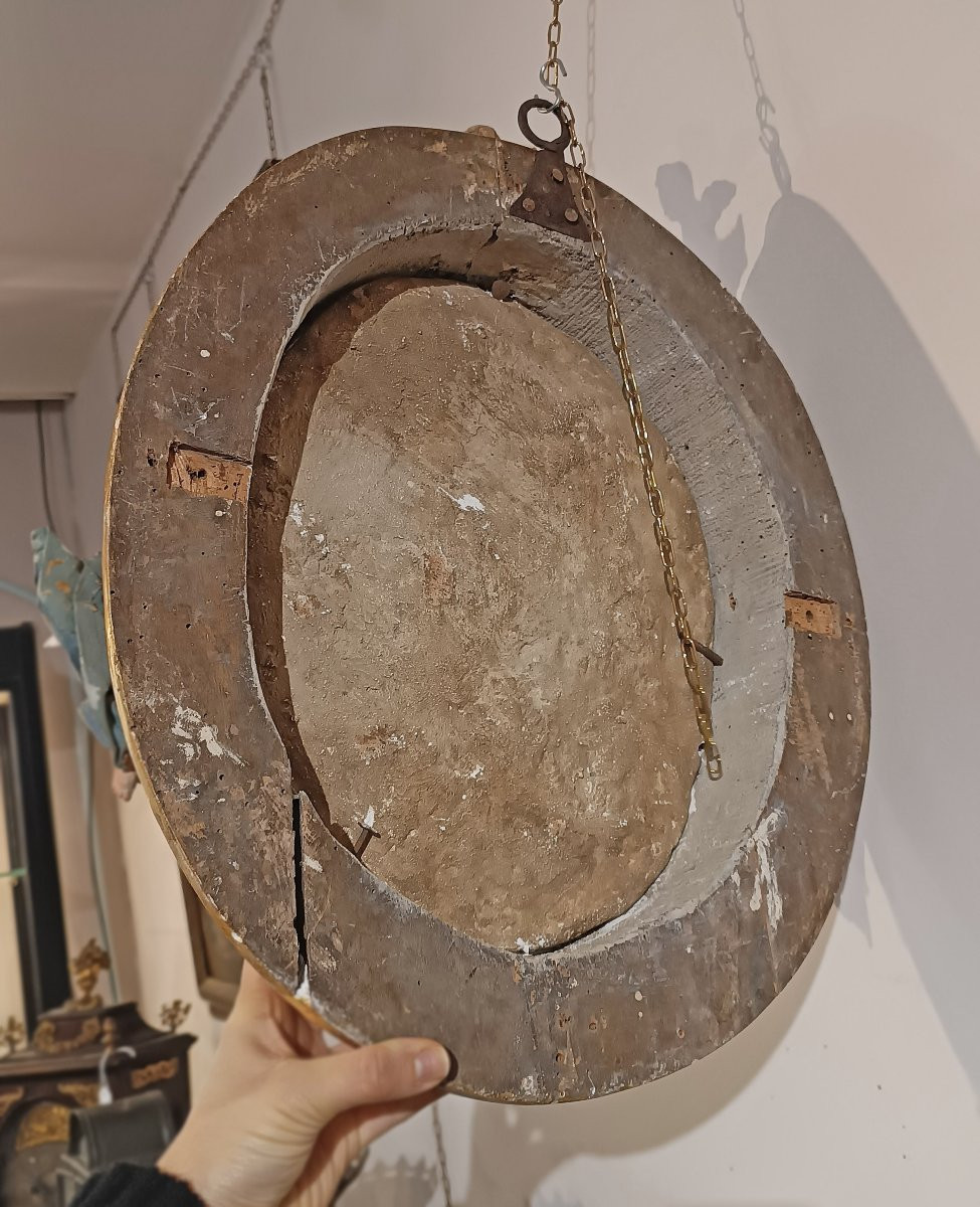 Late 16th Century Polychrome Stucco With Madonna And Child-photo-6