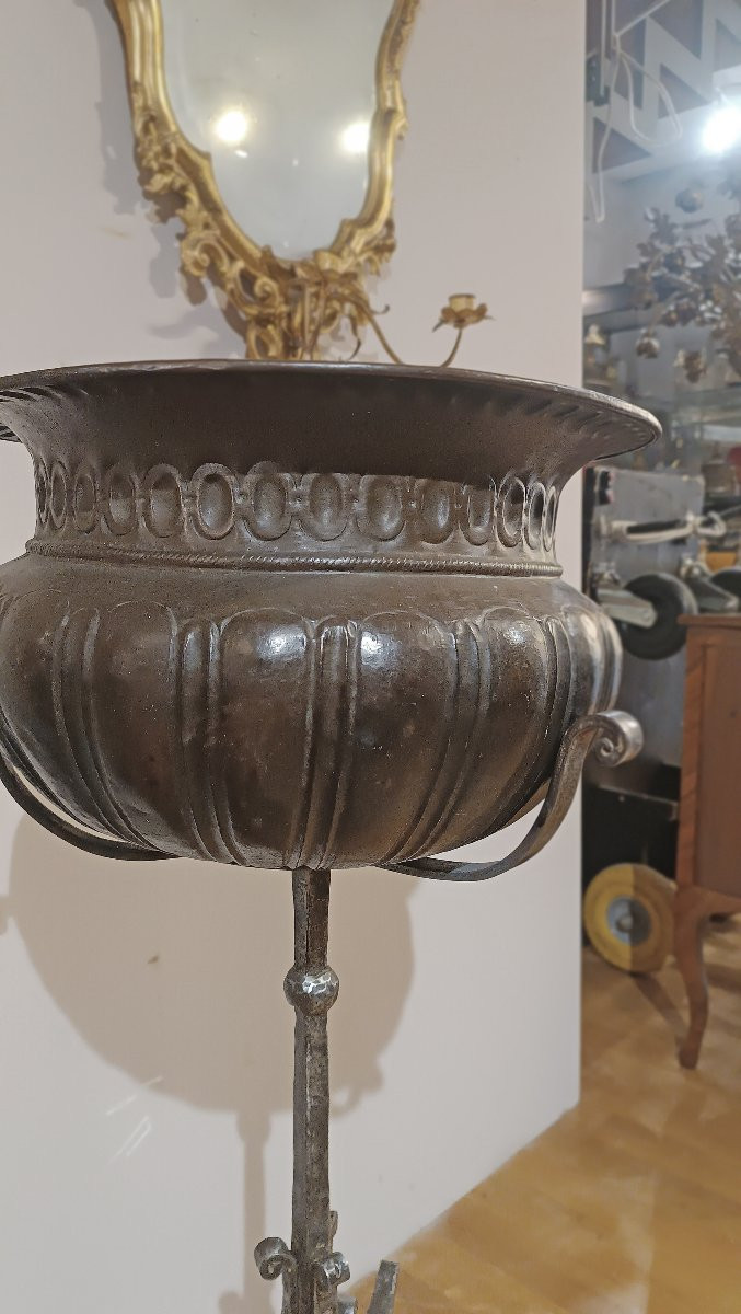17th Century Handwash Basin With Stand-photo-5