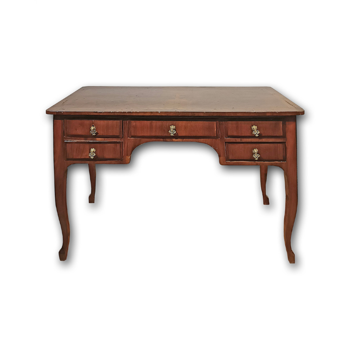 BUREAU LOUIS XV PLAQUÉ MILIEU DU 18ème SIÈCLE