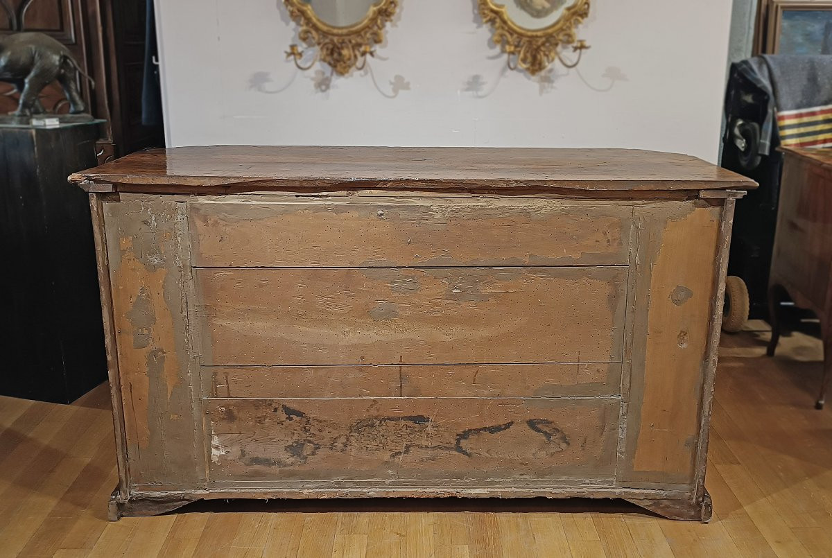 Late 17th-early 18th Century Louis XIV Walnut Sideboard With Four Doors-photo-4