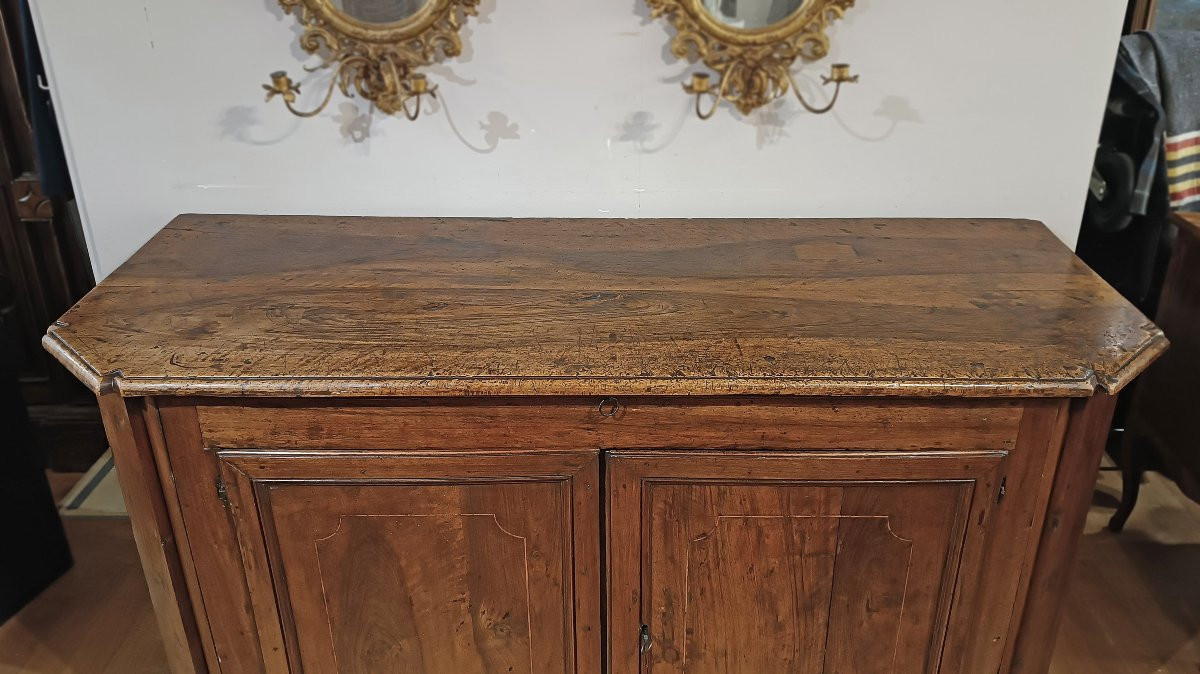 Late 17th-early 18th Century Louis XIV Walnut Sideboard With Four Doors-photo-2
