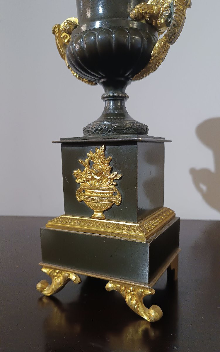 First Half Of The 19th Century Pair Of Charles X Vases-photo-5