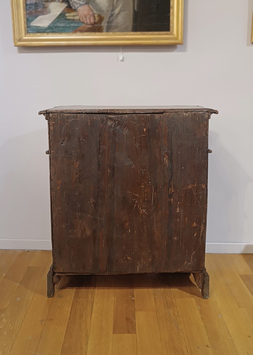 Early 18th Century Small Walnut Chest Of Drawers-photo-4
