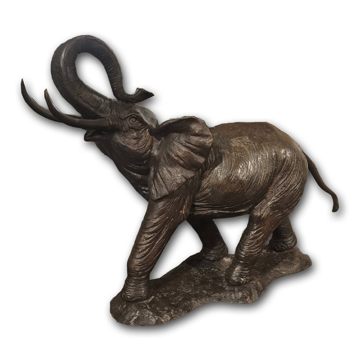 ÉLÉPHANT EN BRONZE DÉBUT DU 20ème SIÈCLE