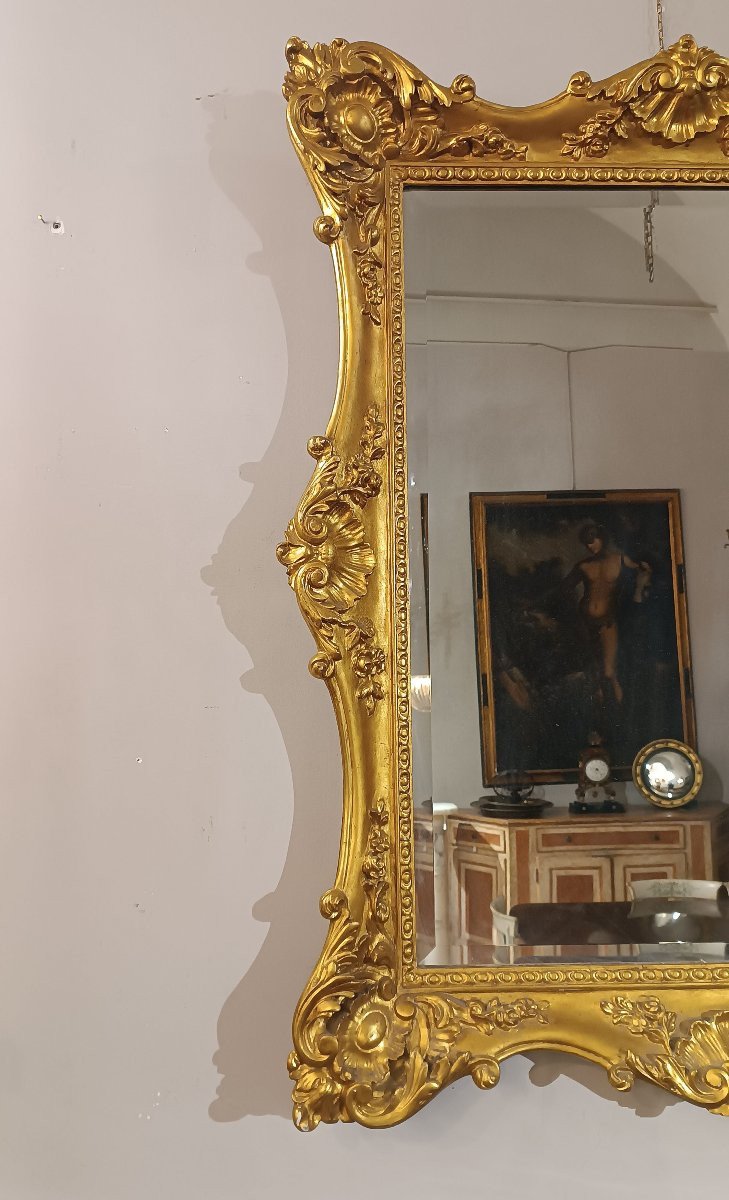 Early 19th Century Charles X Rectangular Mirror  -photo-2