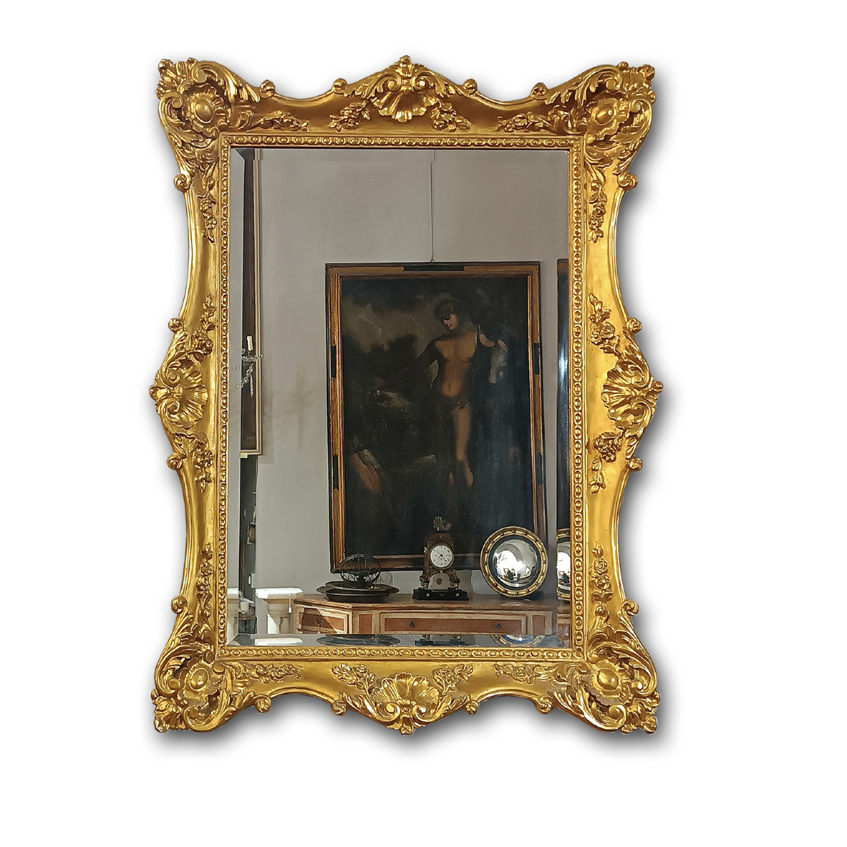 Early 19th Century Charles X Rectangular Mirror  