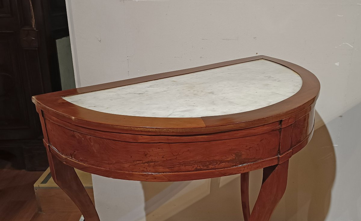 Late 18th Century Pair Of Directory Console Tables-photo-3