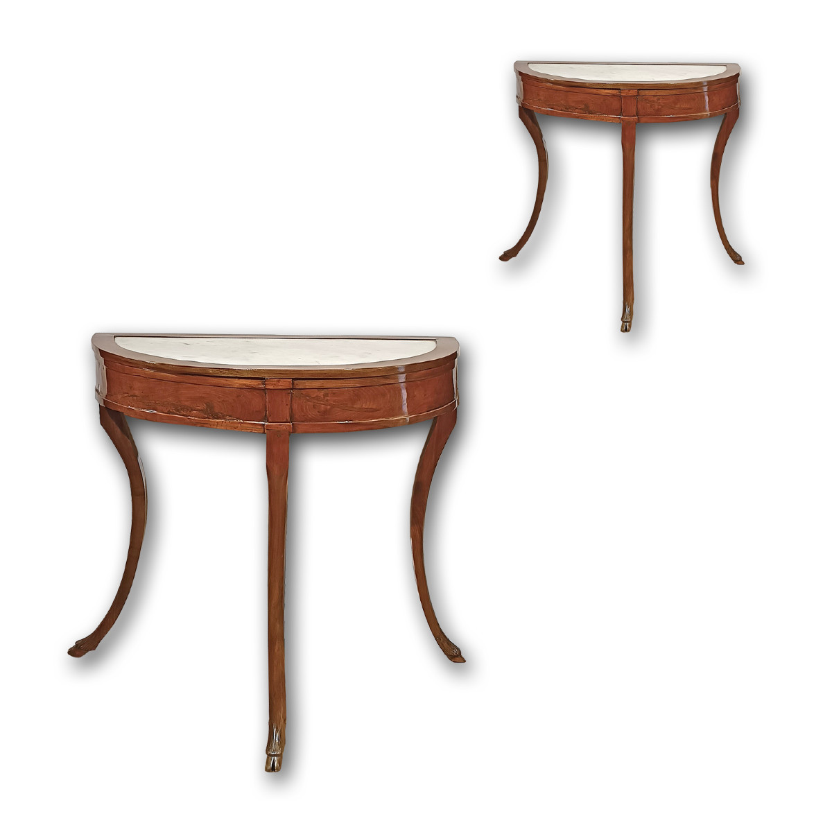 Late 18th Century Pair Of Directory Console Tables