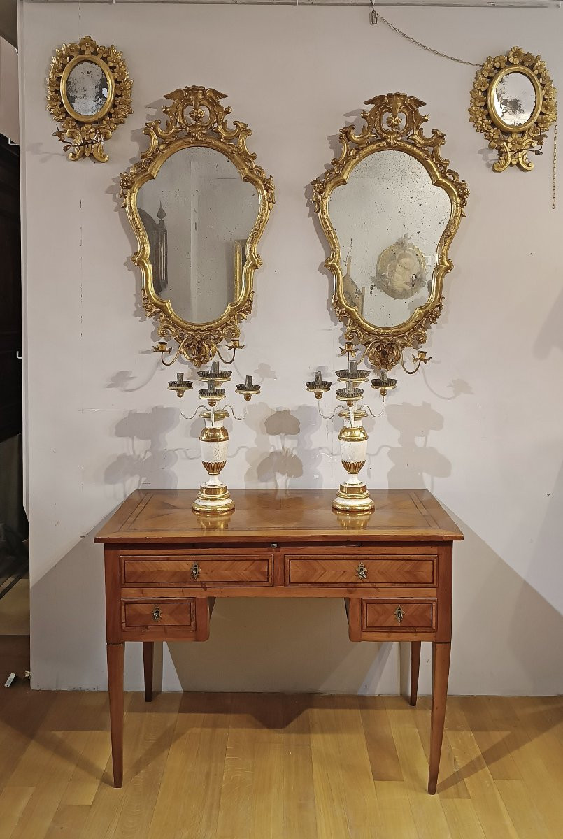 Second Half Of The 18th Century Louis XVI Cherry Writing Desk-photo-6