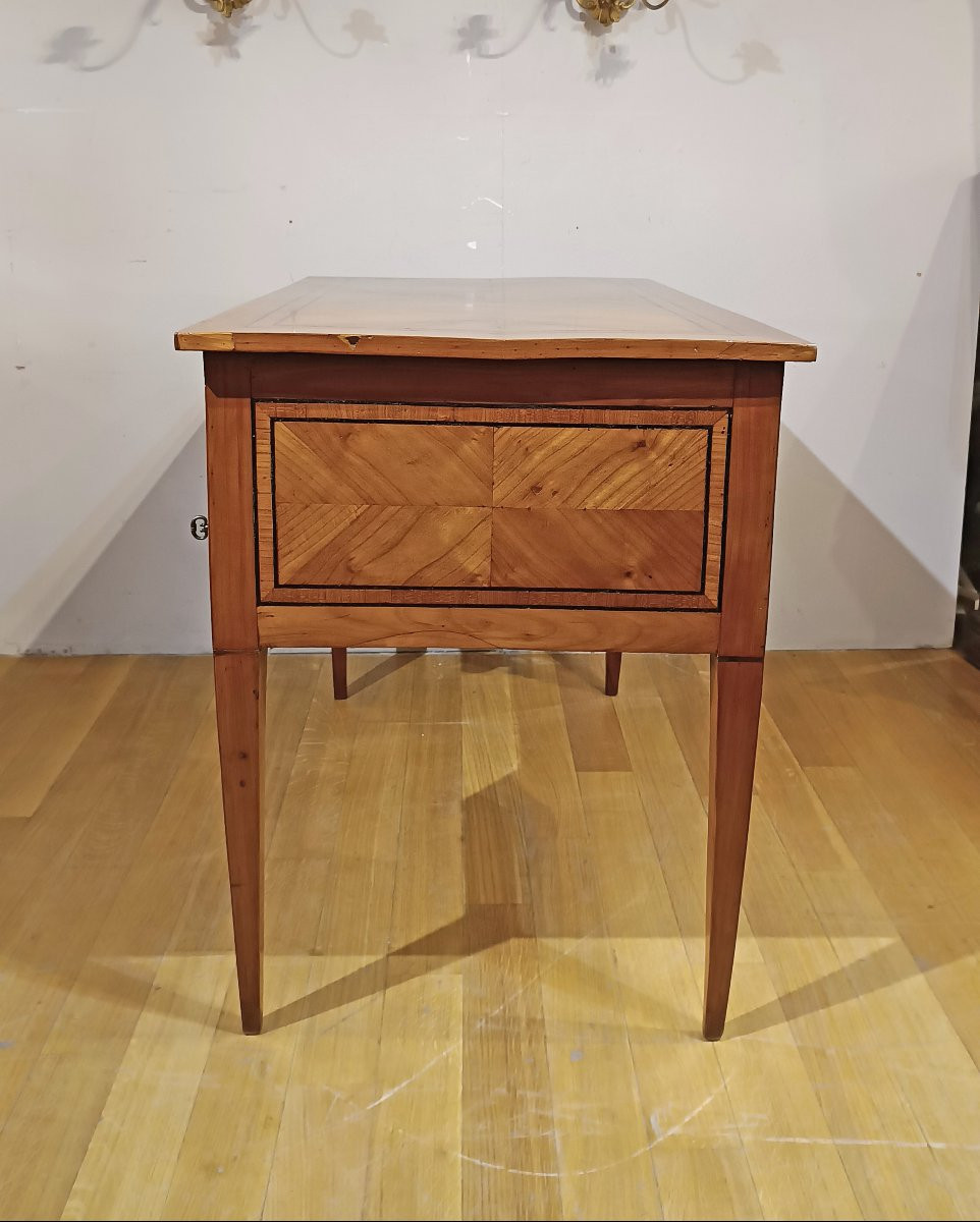 Second Half Of The 18th Century Louis XVI Cherry Writing Desk-photo-7