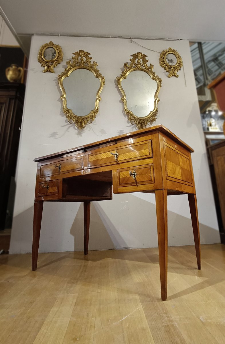 Second Half Of The 18th Century Louis XVI Cherry Writing Desk-photo-8