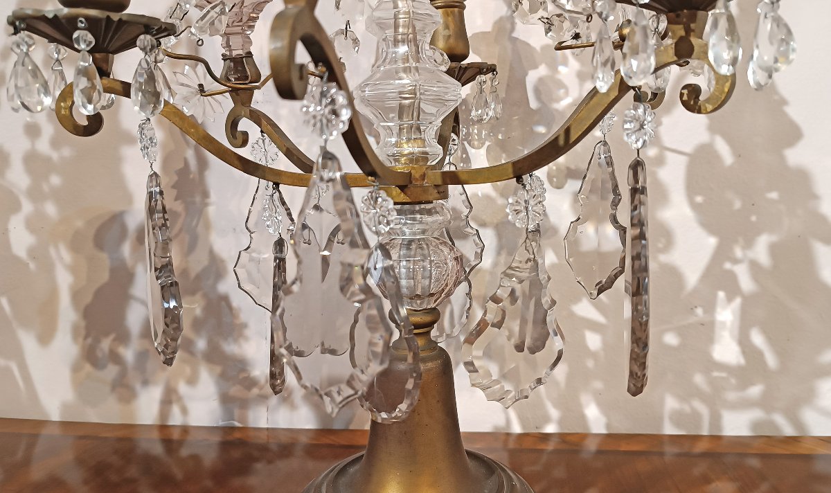 Mid-19th Century Pair Of Neoclassical-style Girandoles-photo-3