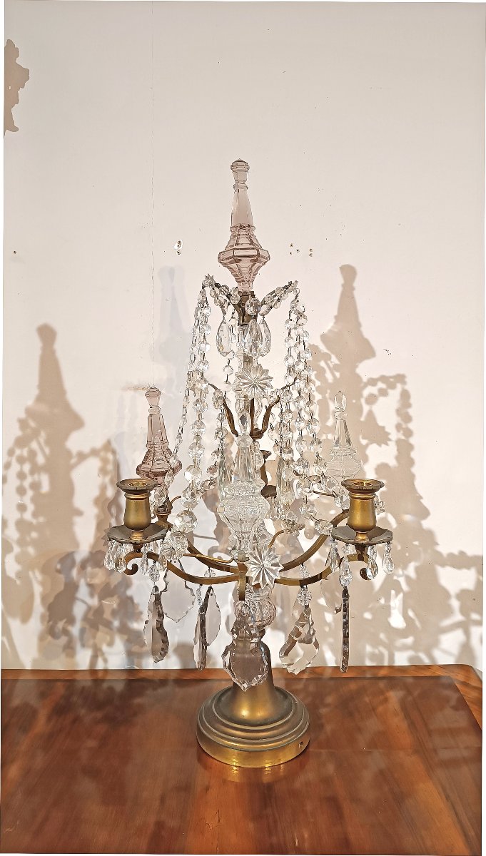 Mid-19th Century Pair Of Neoclassical-style Girandoles-photo-7