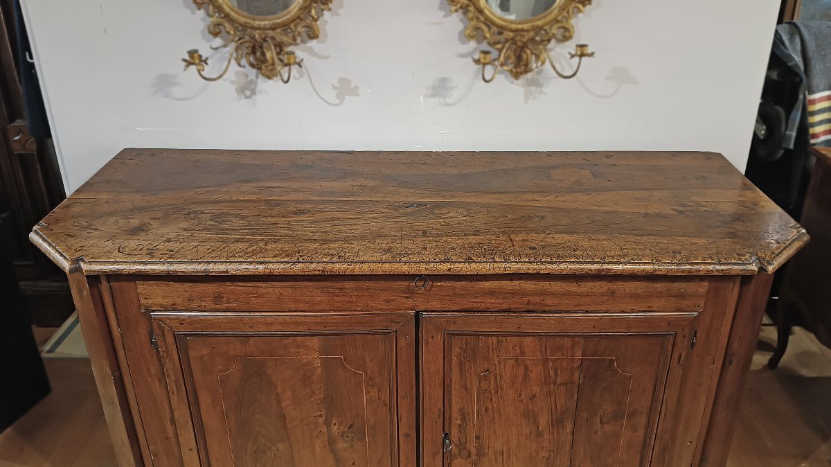 Late 17th-early 18th Century Louis XIV Walnut Sideboard With Four Doors-photo-2