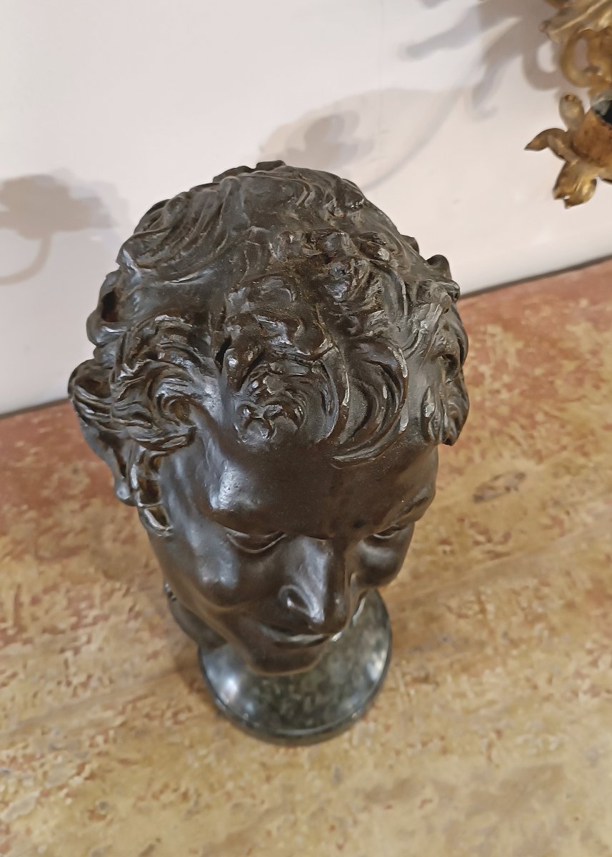 SCULPTURE DE SATYRE EN BRONZE FIN DU 16ème SIÈCLE-photo-4