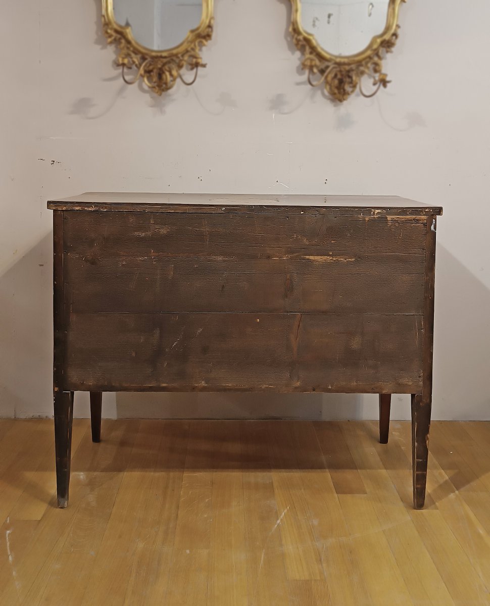 COMMODE NÉOCLASSIQUE MARQUÉE SECONDE MOITIÉ DU 18ème SIÈCLE-photo-4