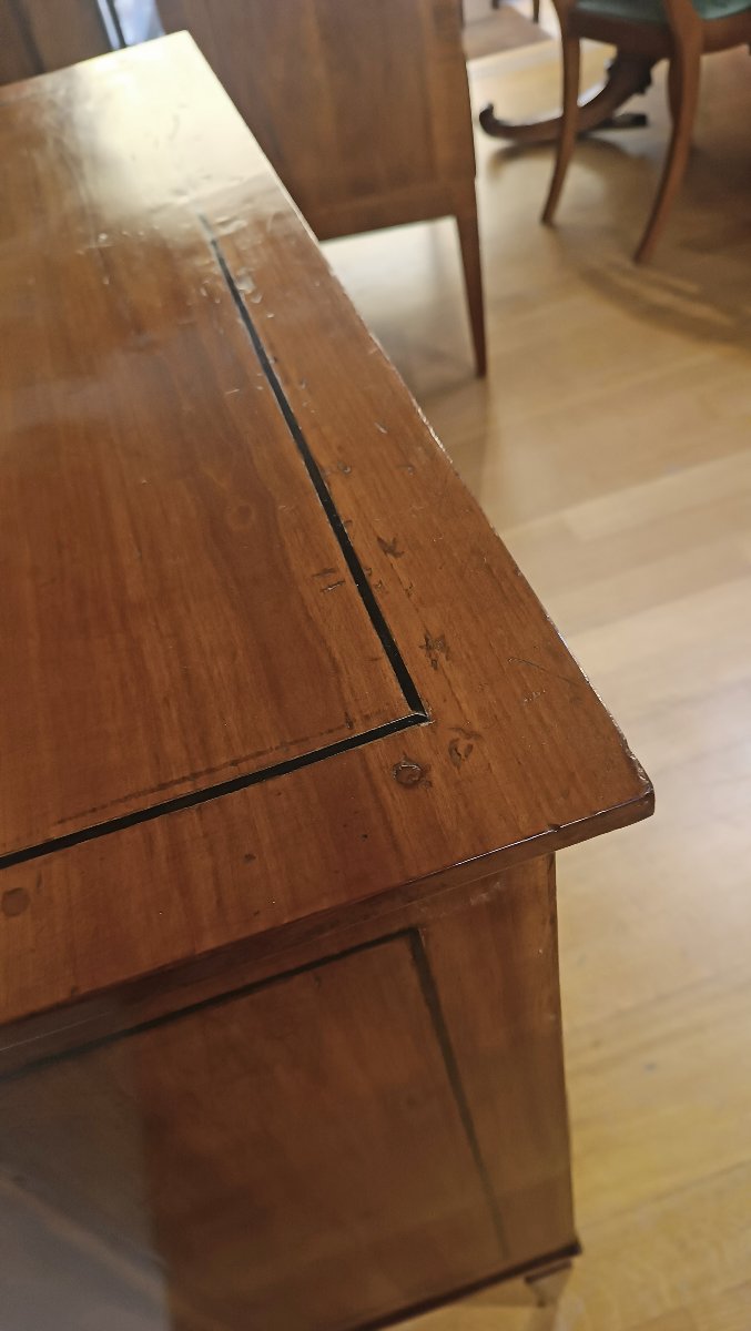  PETITE COMMODE NÉOCLASSIQUE SECONDE MOITIÉ DU 18ème SIÈCLE-photo-4