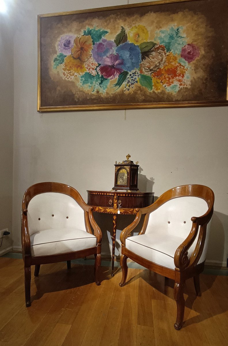 Early 19th Century Pair Of Jacob Armchairs -photo-6