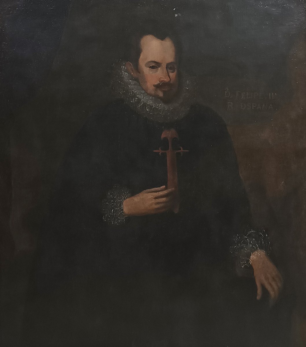 PORTRAIT DE PHILIPPE II ROI D'ESPAGNE FIN DU 16ème SIÈCLE-photo-4