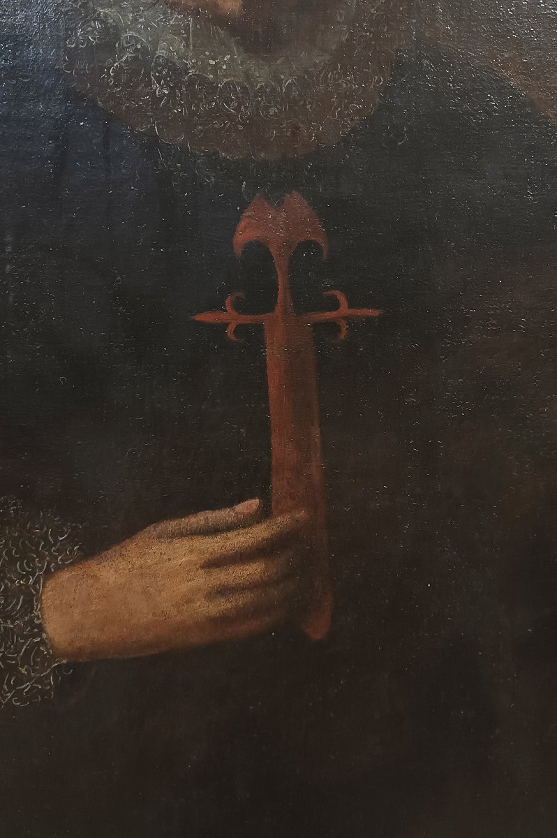 PORTRAIT DE PHILIPPE II ROI D'ESPAGNE FIN DU 16ème SIÈCLE-photo-4