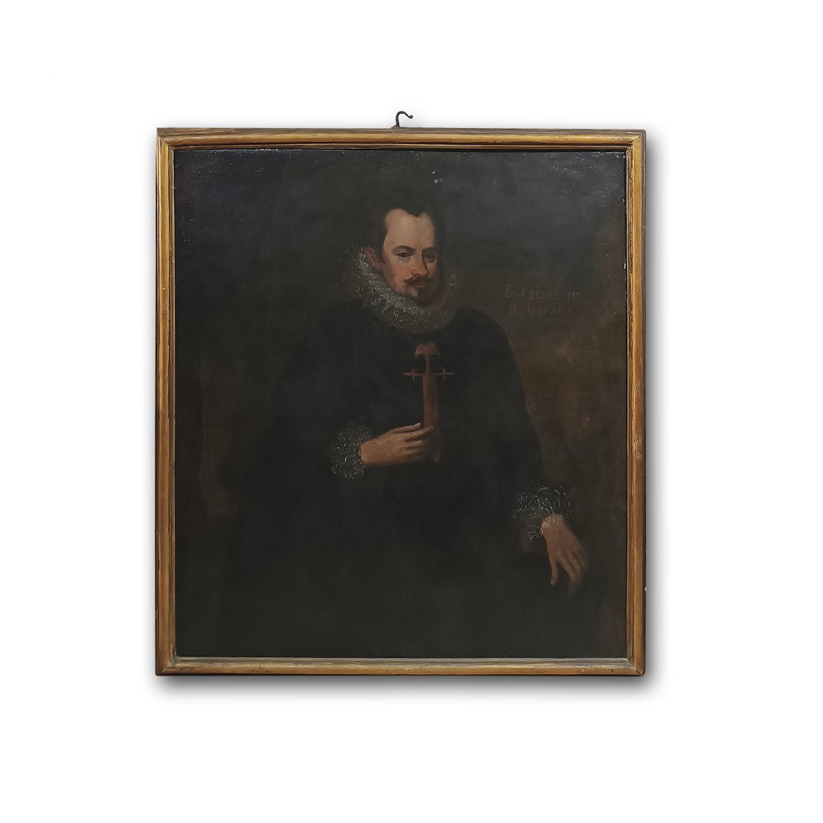 PORTRAIT DE PHILIPPE II ROI D'ESPAGNE FIN DU 16ème SIÈCLE