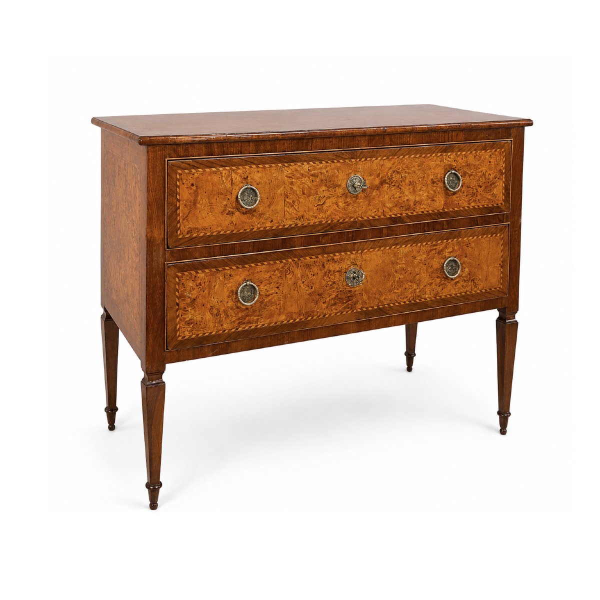 Second Half Of The 18th Century Louis XVI Veneered Chest Of Drawers