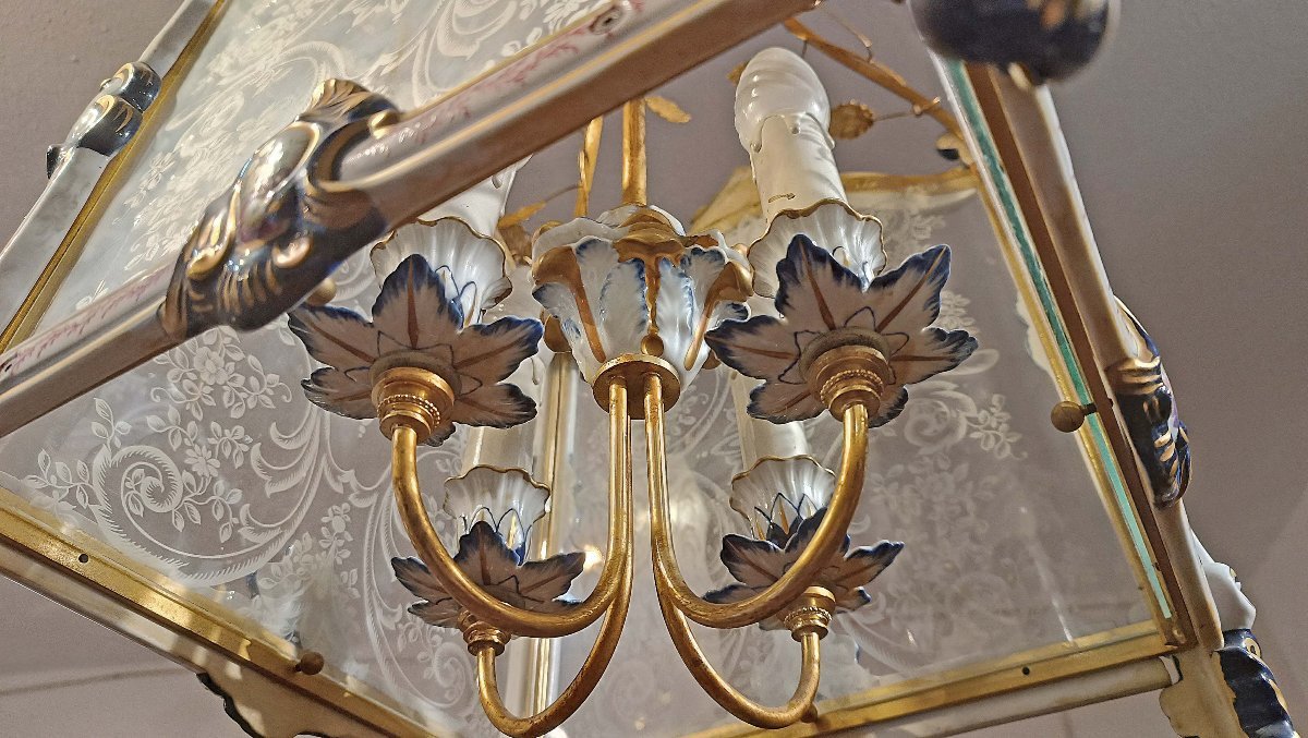 Mid-19th Century Napoleon III Lantern-photo-4