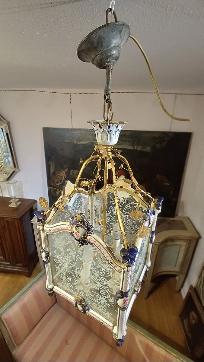 Mid-19th Century Napoleon III Lantern-photo-5