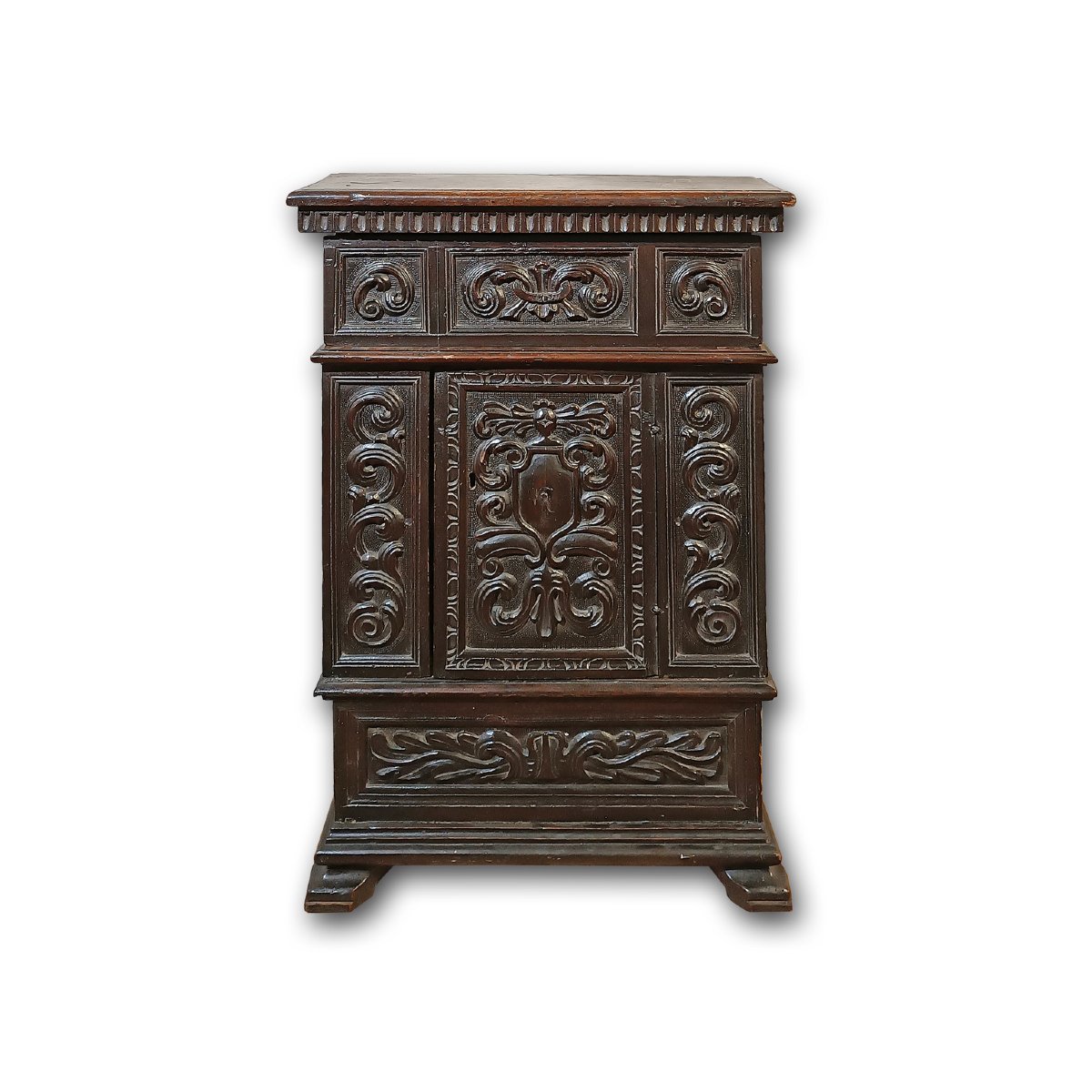 16th Century Small Walnut Sideboard 