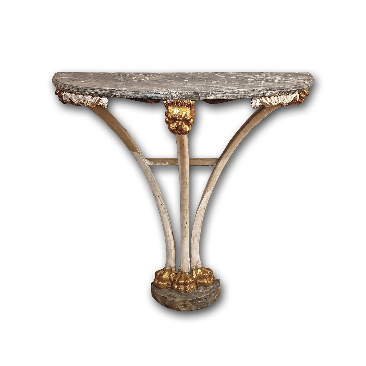 Second Half Of The 18th Century Painted Wood Console Table