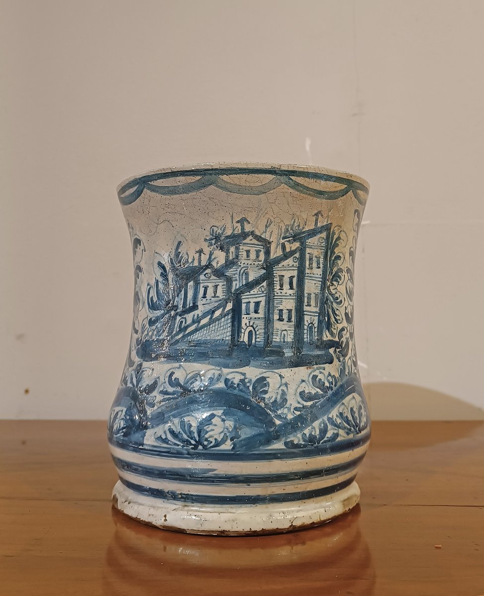 17th Century Majolica Albarello-photo-2