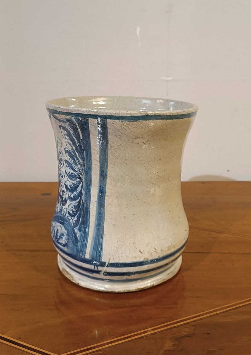 17th Century Majolica Albarello-photo-3