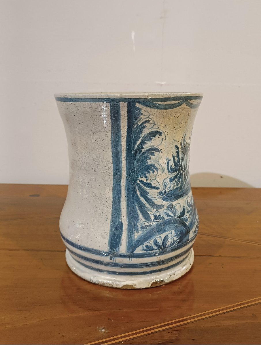 17th Century Majolica Albarello-photo-4