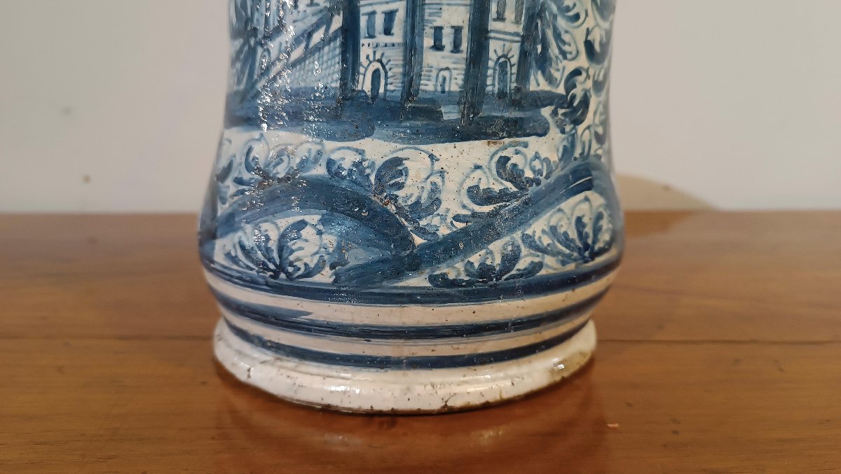 17th Century Majolica Albarello-photo-4