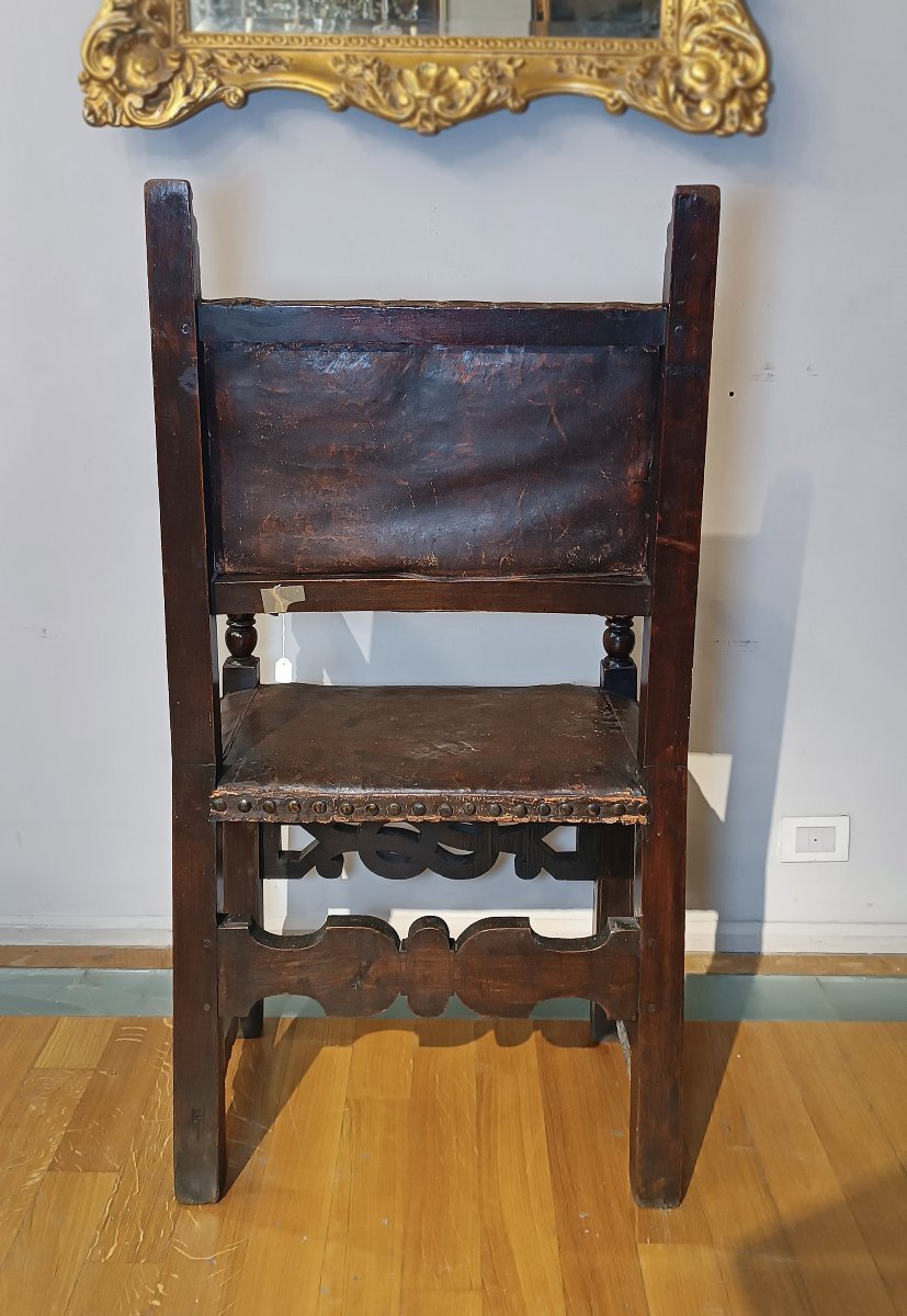 16th Century Tuscany Renaissance Armchair-photo-4