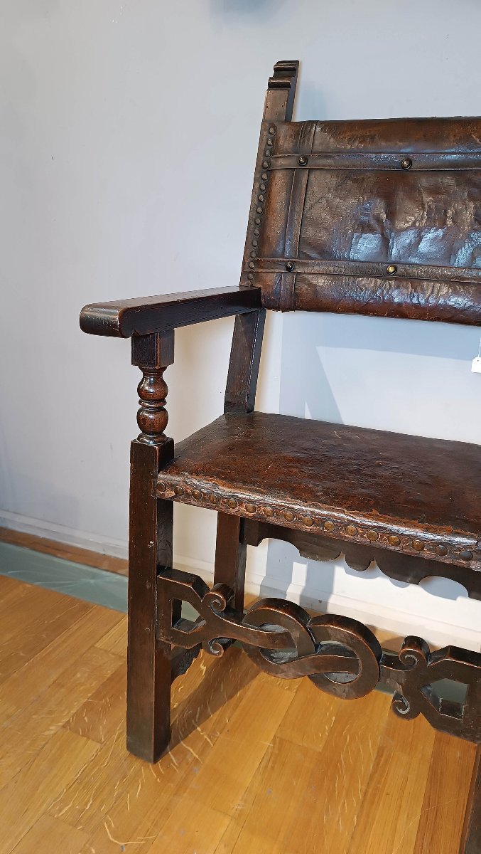 16th Century Tuscany Renaissance Armchair-photo-4