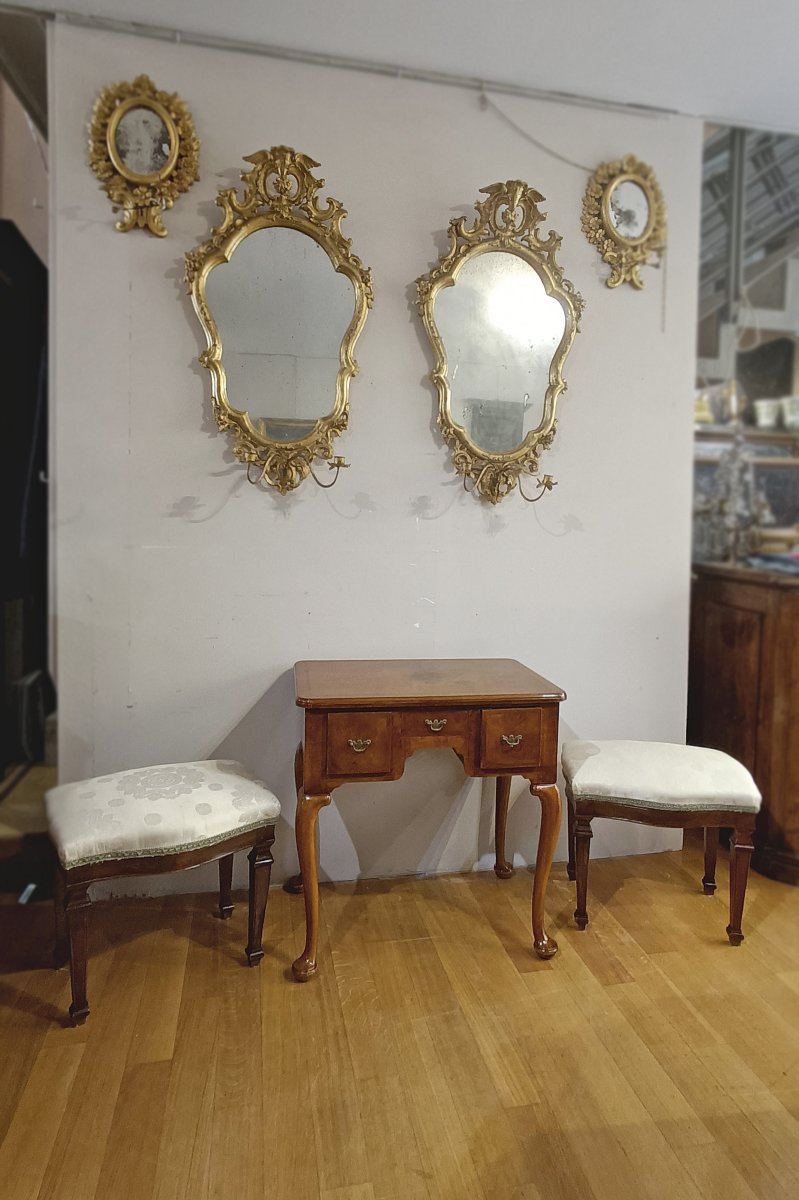PAIRE DE TABOURETS DE STYLE NÉOCLASSIQUE DÉBUT DU 19ème SIÈCLE-photo-6